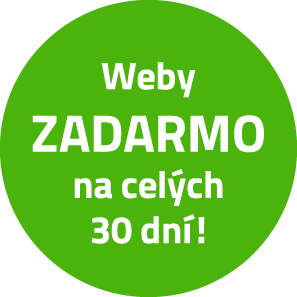 Weby zdarma na 30 dní!